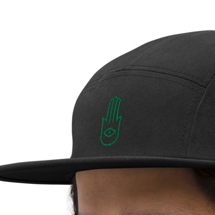 Five Panel Cap-HAMSA HAND